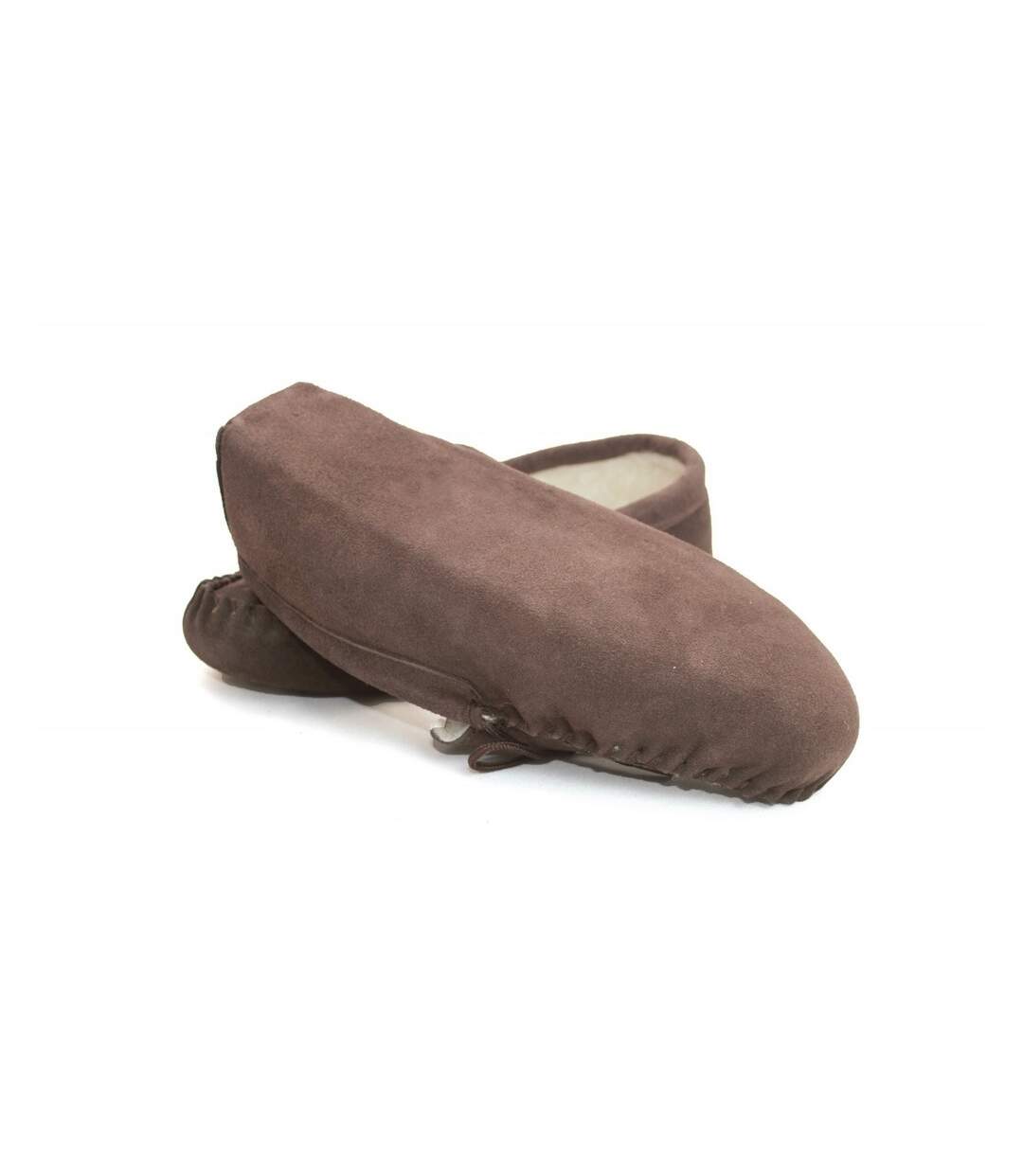 Eastern Counties Leather Unisex Wool-blend Soft Sole Moccasins (Camel) - UTEL182-3