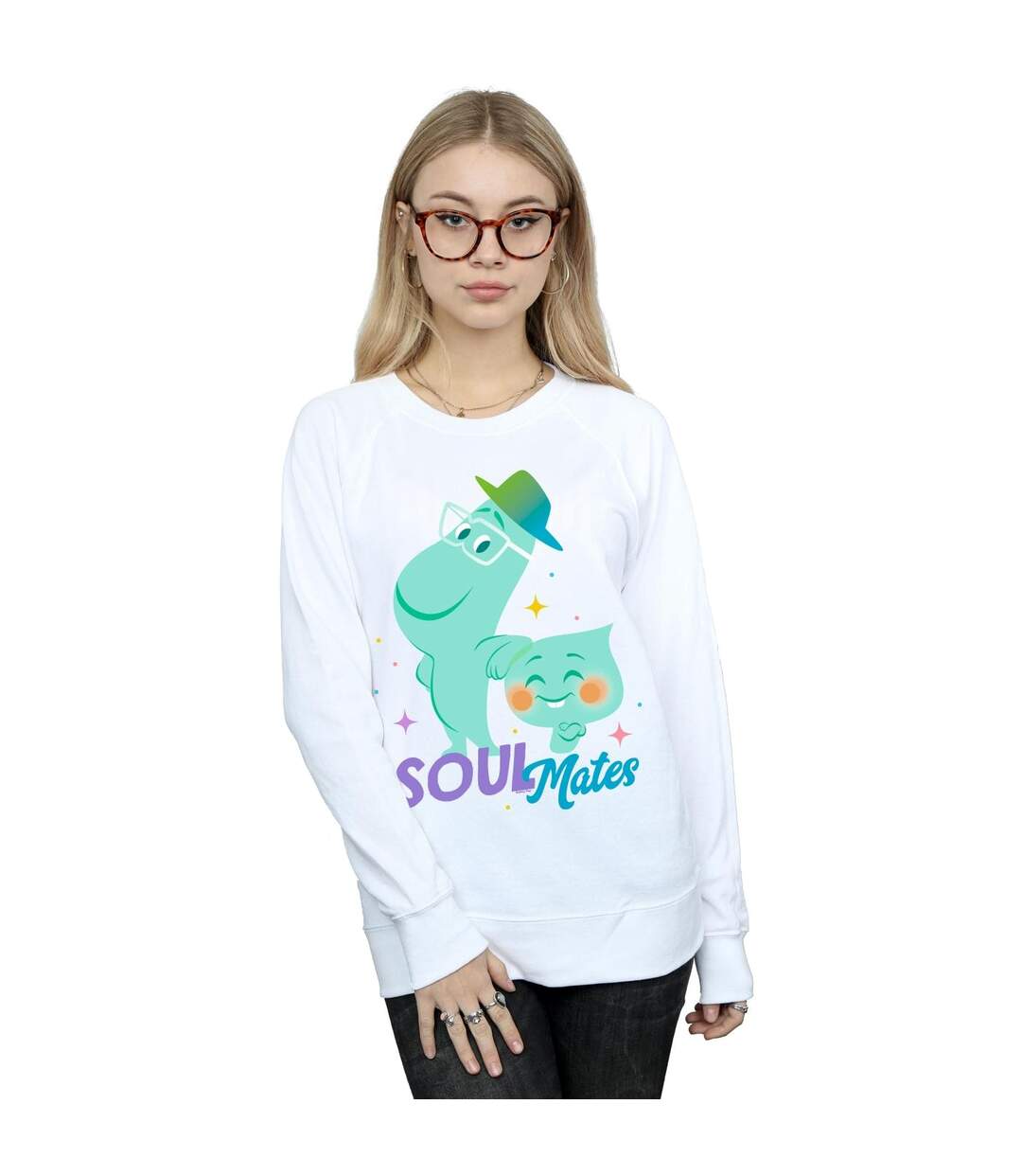 Disney Womens/Ladies Soul Joe And 22 Soulmates Sweatshirt (Blanc) - UTBI36460-2