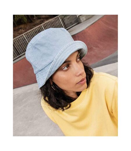 Unisex Adult Faded Bucket Hat Aquamarine Native Spirit