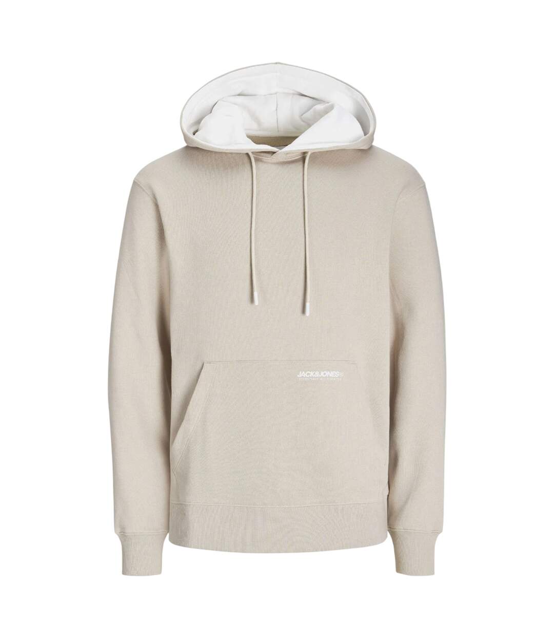 Sweat À Capuche Elegacy Homme Beige Jack And Jones-2