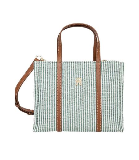 Sac à main vert/marron femme tommy hilfiger premium beach