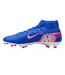 Mens Mercurial Superfly 10 Academy Firm Ground Football Boots Blue White Pink Nike-3