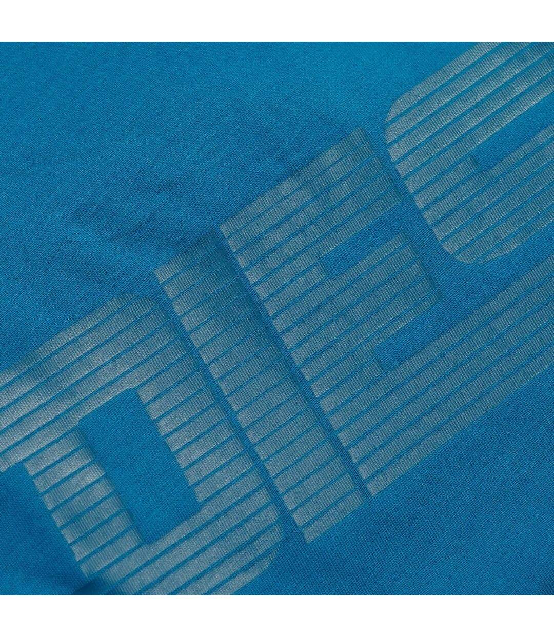 T-shirt Motif/style Logo Monochrome Homme Bleu Saphir Diesel-2