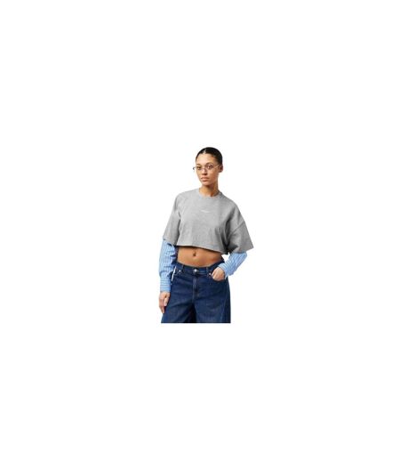 Haut Court Motif/style Superposé Worst B Teela Femme Gris WRSTBHVR