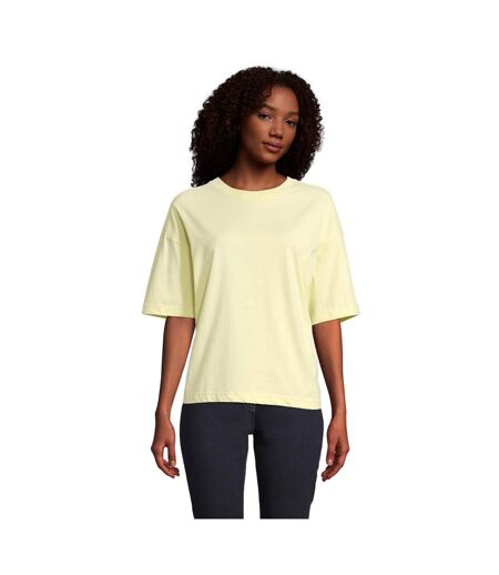 T-shirt Femme Jaune Clair SOLS