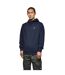 Mens Combed Cotton Hidden Pocket Drawstring Hoodie Navy Weekend Offender-4
