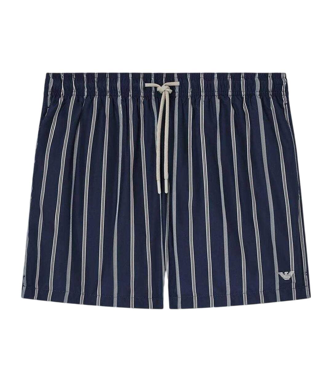 Short De Bain Motif/style À Rayures Homme Bleu Noir Emporio Armani EA7-2