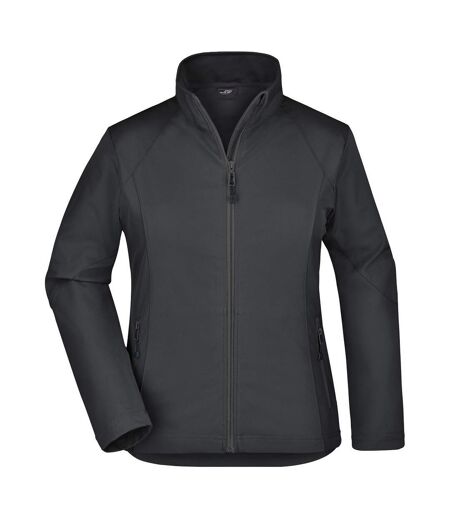Veste Softshell Femme Noir James And Nicholson