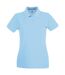 Polo premium femme bleu ciel Fruit of the Loom