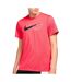 T-Shirt De Running Rouge Homme Nike Top SS SC