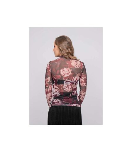 Top mesh imprimé floral FIKABO - Dona X Lisa