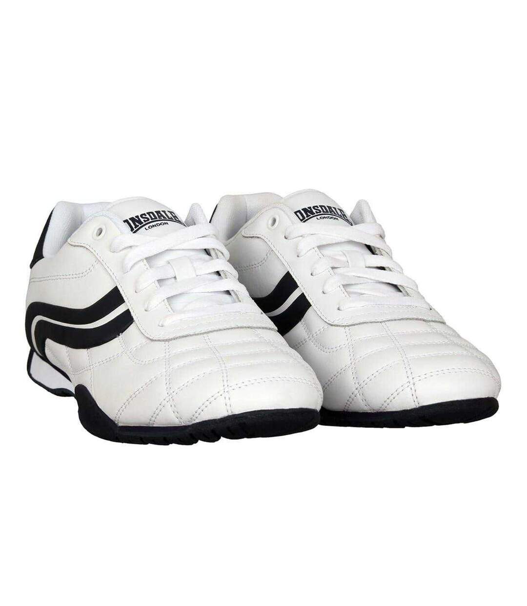 Baskets Camden Homme Blanc Bleu Marine Lonsdale-1