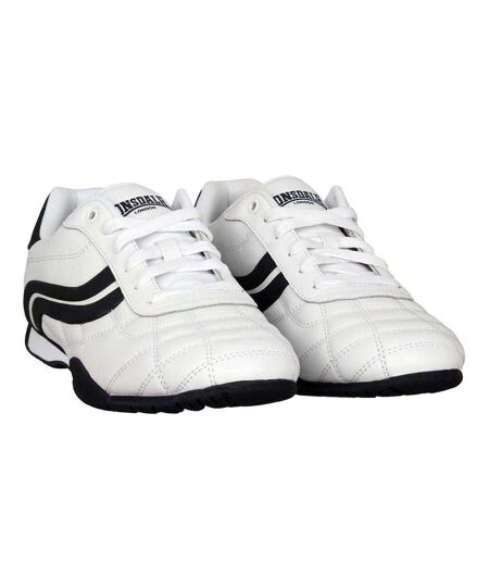 Baskets Camden Homme Blanc Bleu Marine Lonsdale