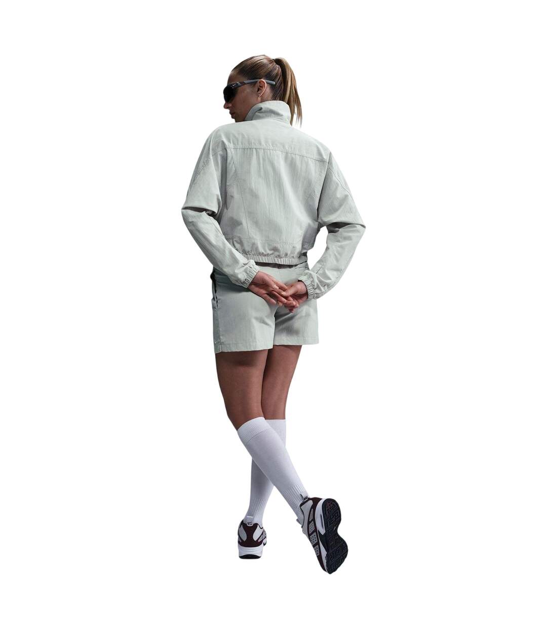 Veste De Survêtement Sport Everything Femme Argenté Clair Blanc Nike-2