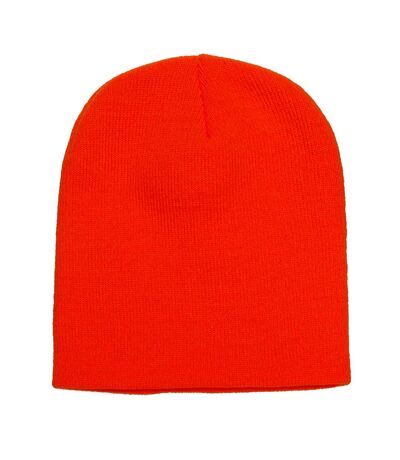 Yupoong Flexfit Unisex Heavyweight Standard Beanie Winter Hat (Blaze Orange) - UTRW3294