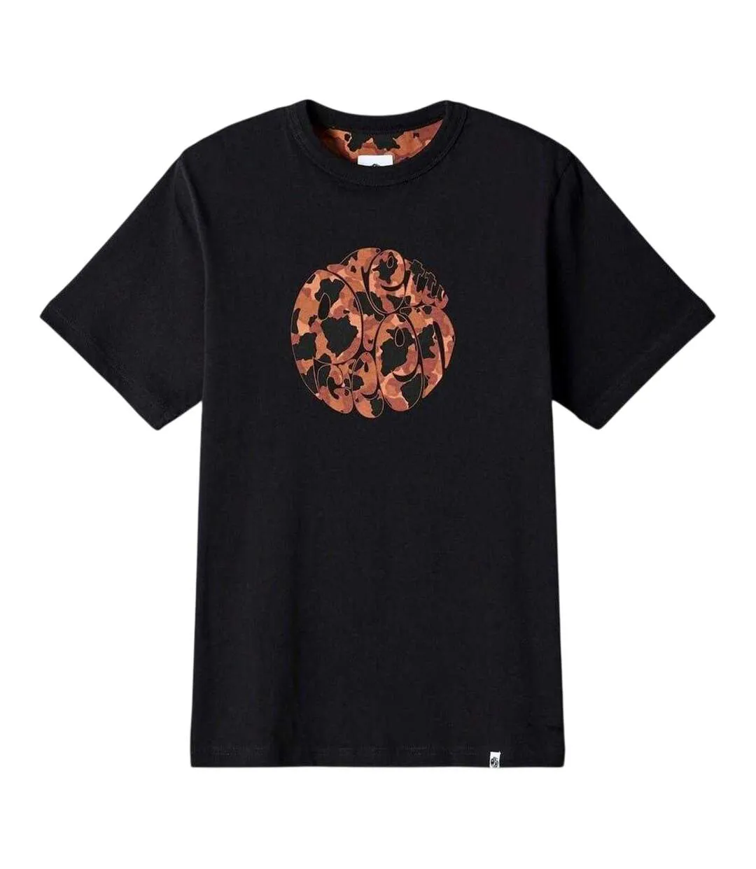 T-shirt Motif/style Logo Camouflage Homme Noir Pretty Green-1