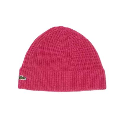 Bonnet rose femme lacoste rb0805 - taille unique