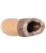 Isotoner Chaussons Mules femme microvelours semelle bloup extra confort-3