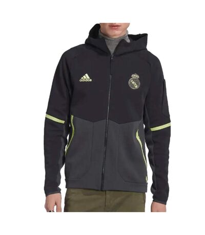 Réal Madrid Veste Noire Homme Adidas Anthem - L