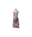Tablier de Cuisine Credence 84cm Gris & Rouge-1
