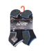 6 Pack Mens Cushioned Sole Running Low Cut Trainer Socks-2