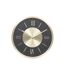 Horloge en Métal Ariana 30cm Noir & Or