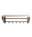 Patère Murale Design Kare 70cm Naturel & Noir-2