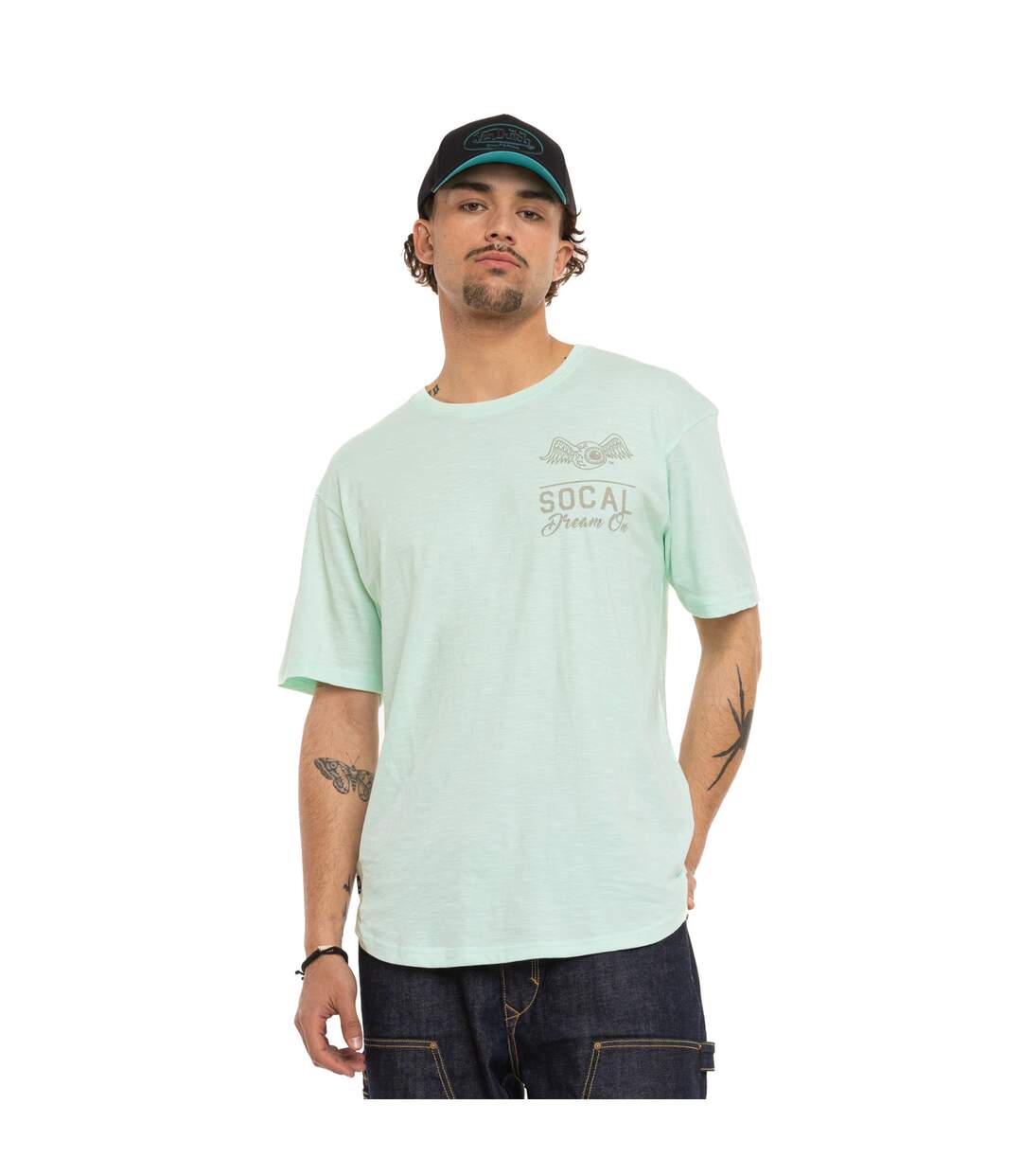 T-shirt homme comfort fit col rond Slub Jersey Dream Vondutch-1