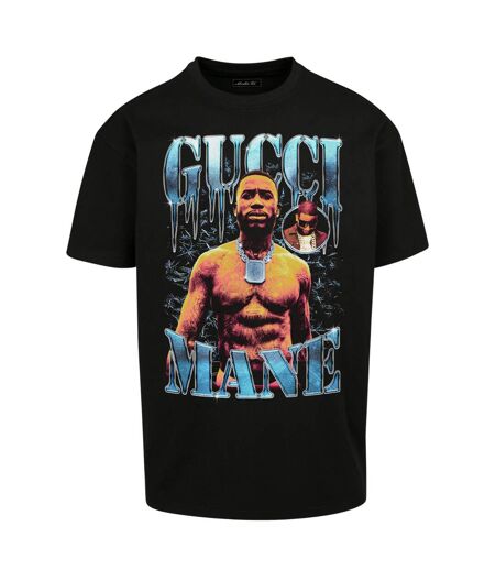 Mens Drip Gucci Mane Oversized T-shirt Noir Mister Tee