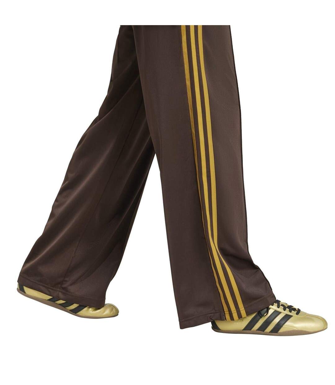 Pantalon De Survêtement Motif/style 3 Rayures Firebird Femme Marron Foncé Marron Clair Adidas-4