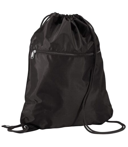 Quadra Premium Gymsac Over Shoulder Bag - 14 Liters (Black) (One Size)