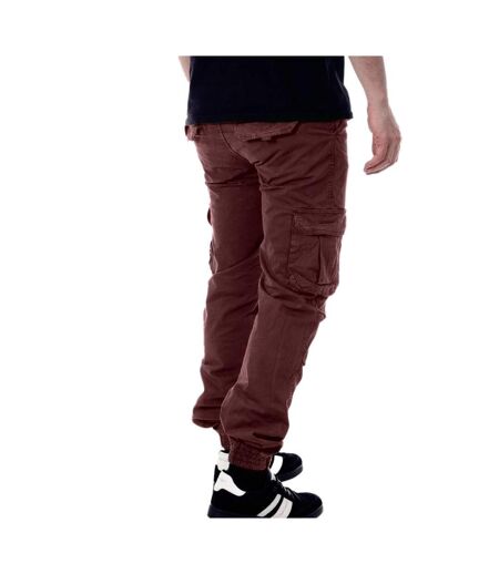 Pantalon cargo bordeaux homme paname brothers costa - 3xl