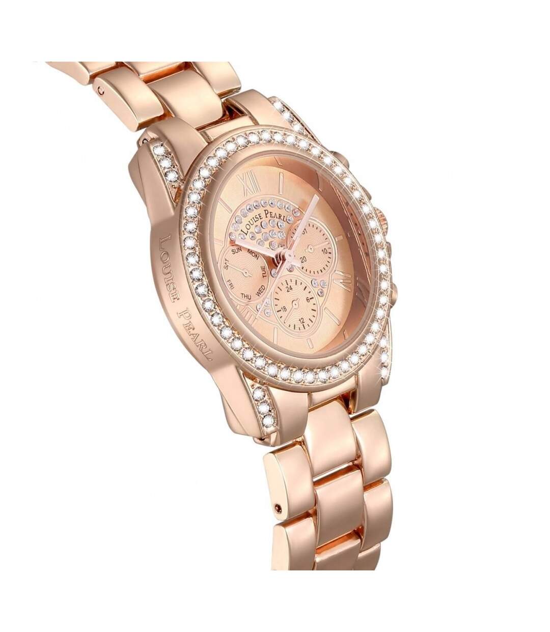 Montre Femme Louise Pearl ornée de Cristaux Swarovski® Rosé LP20