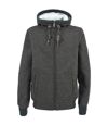 Trespass Mens Mathis Full Zip Knitted Fleece Jacket (Khaki Marl)