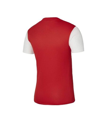 Mens Tiempo Premier Ii Dri-fit T-shirt Red White Nike