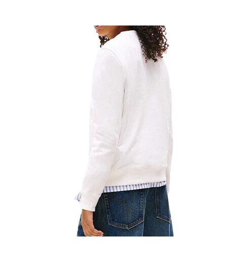 Sweat blanc femme tommy hilfiger 21960