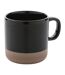 Glazed ceramic 360ml mug one size black XD Collection-3