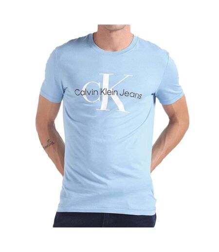 T-shirt Bleu Homme Calvin Klein Jeans Two Tone - L