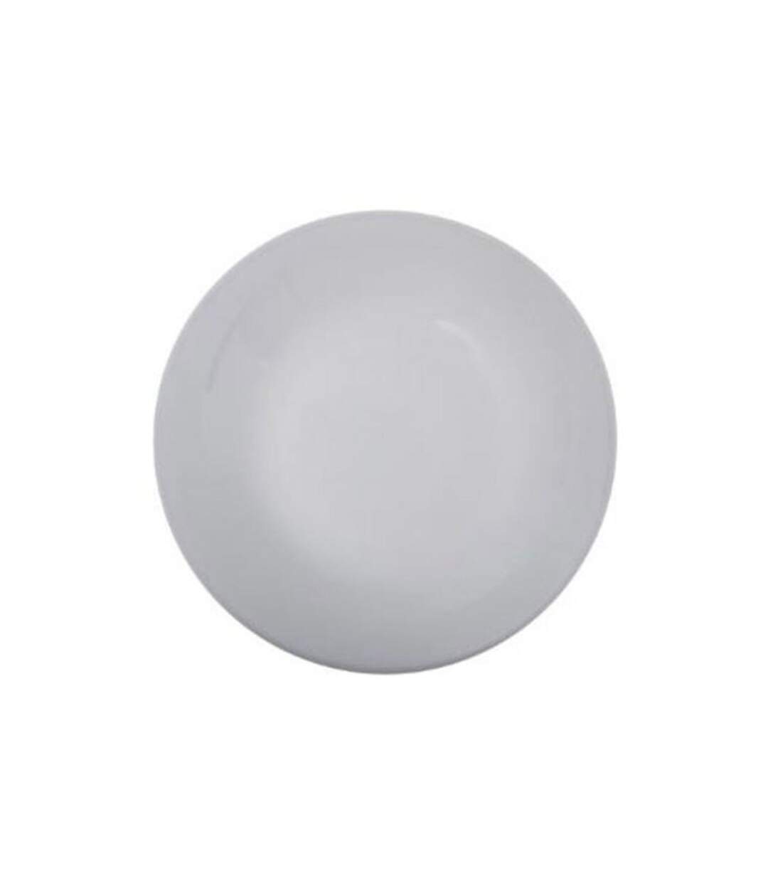 Lot de 6 Assiettes Creuses Jeanne 20cm Blanc-1