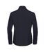 Womens/ladies Poplin Easy-care Long-sleeved Shirt French Navy Russell Collection-2
