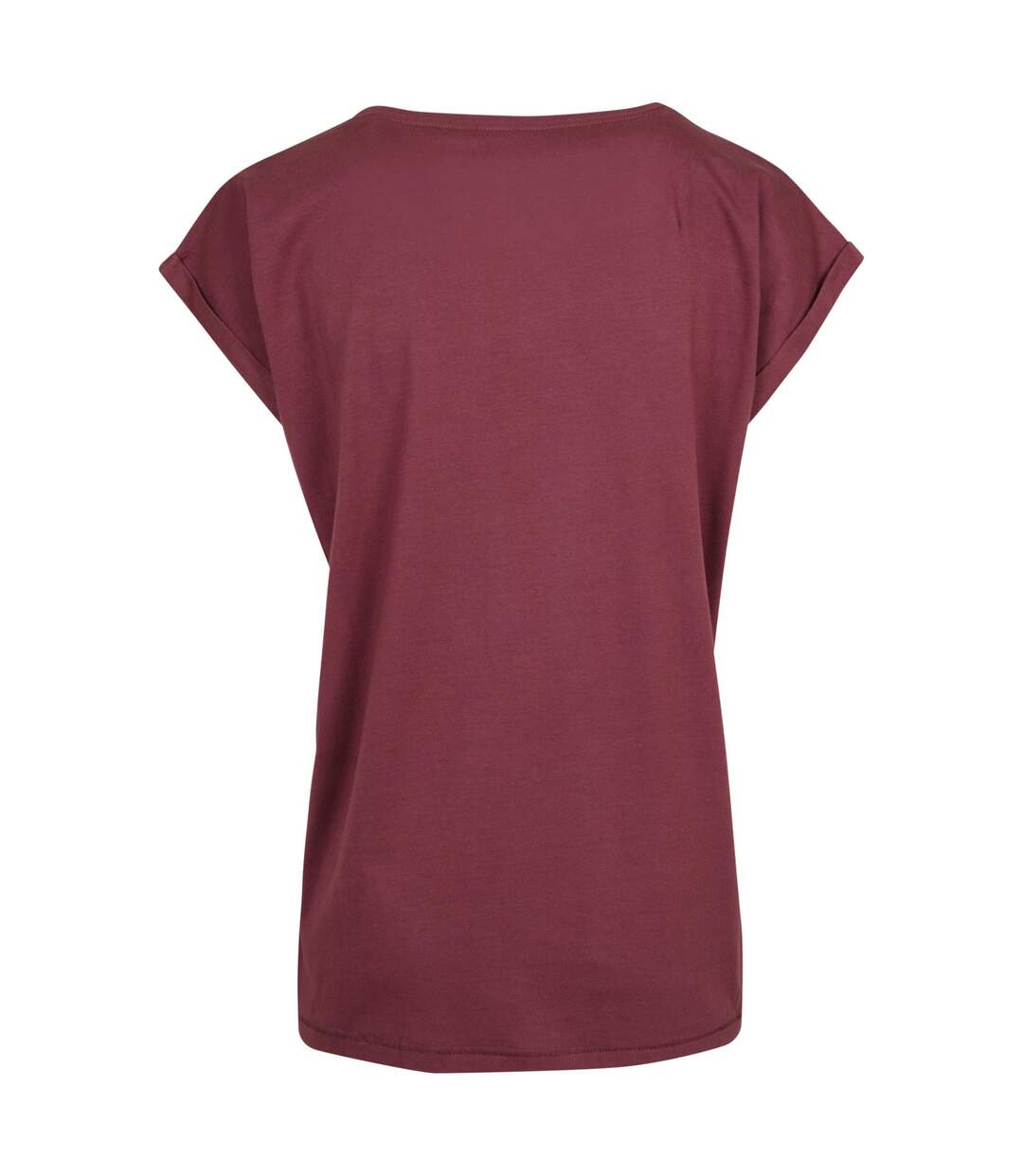 T-shirt Femme Pourpre Build Your Brand-2
