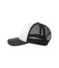 Casquette Trucker Motif/style 5 Panneaux Rapper-s Adulte Blanc Noir Atlantis-3