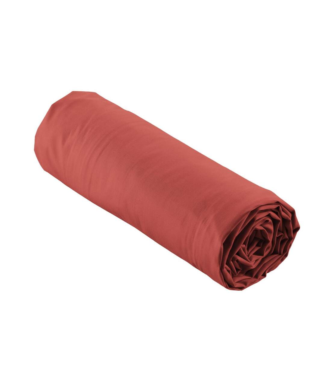 Drap Housse Percaline 90x190cm Terracotta-2