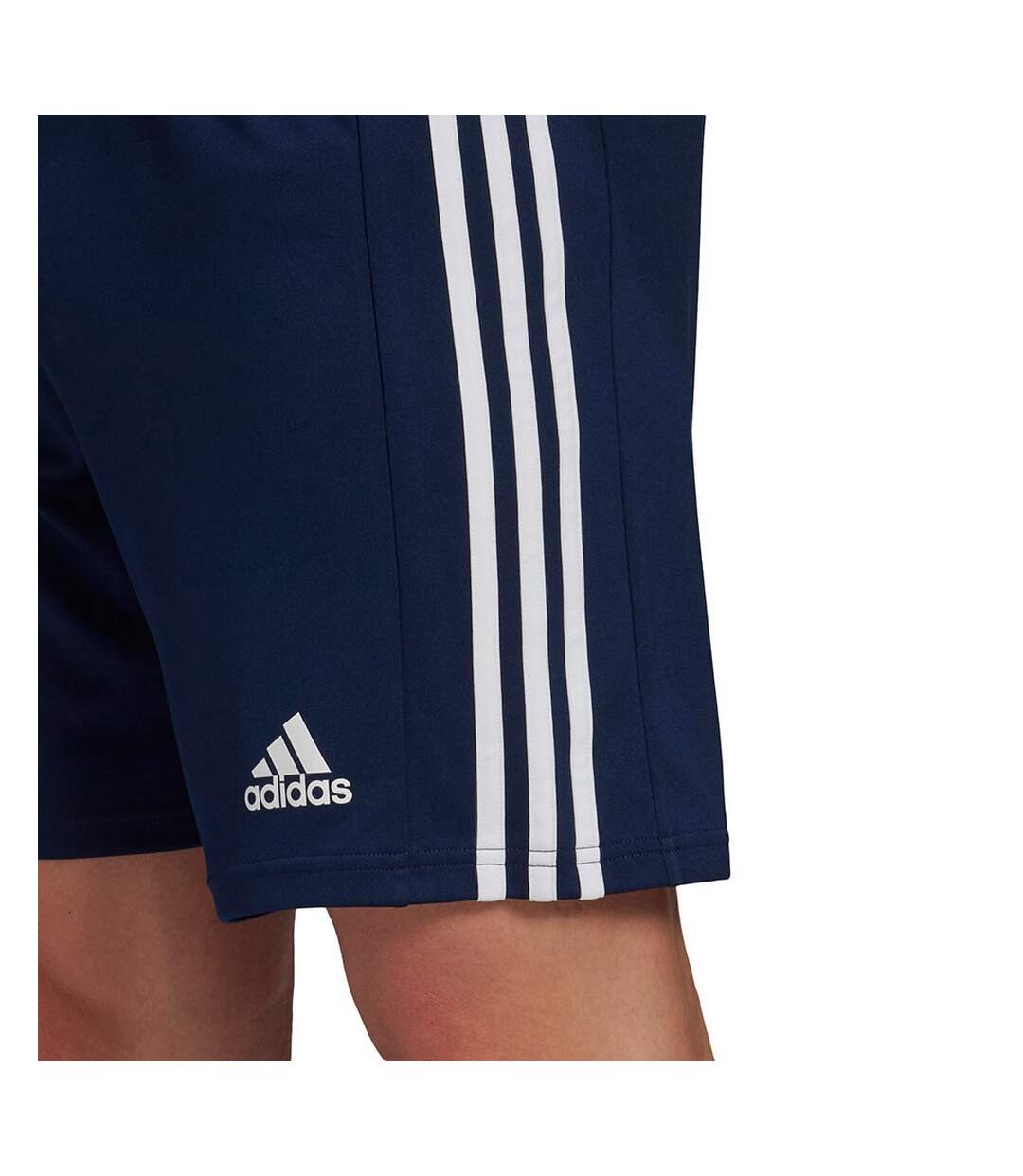 Short Squadra Homme Bleu Marine Blanc Adidas-4