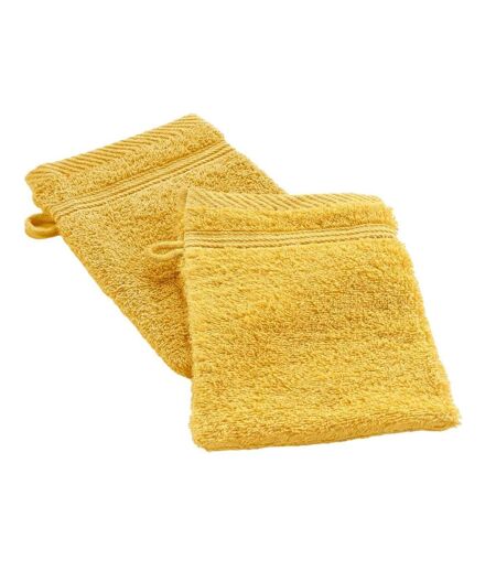 Lot de 2 Gants de Toilette Tendresse 15x21cm Mimosa