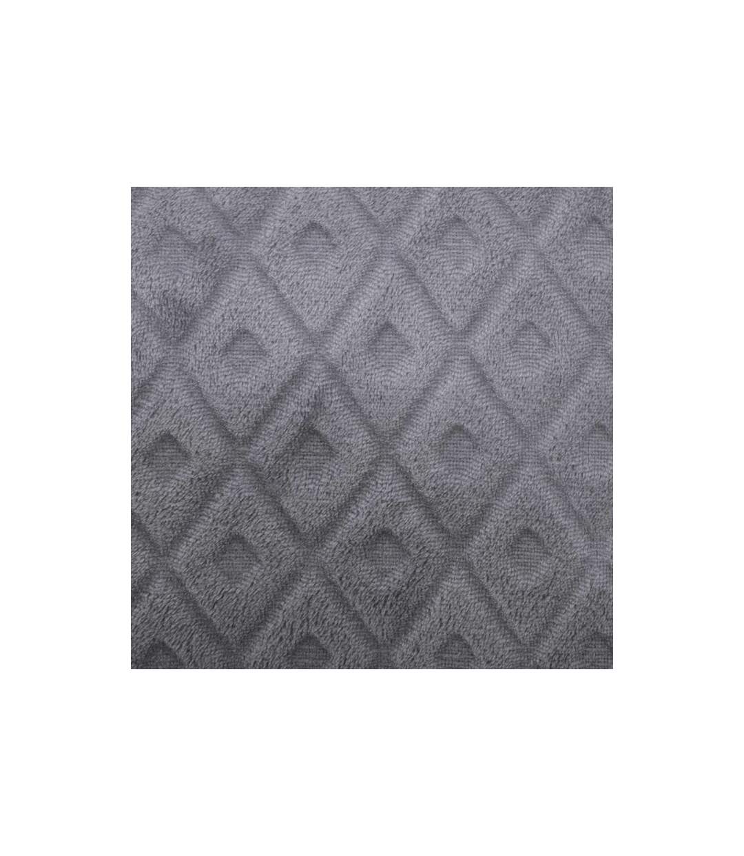 Coussin Déhoussable Losange 3D 40x40cm Gris-3
