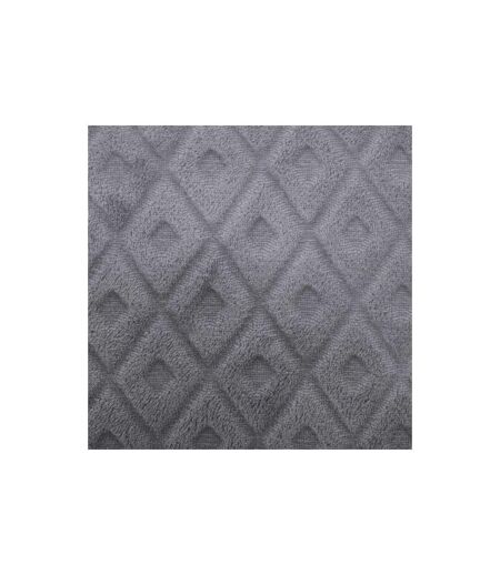 Coussin Déhoussable Losange 3D 40x40cm Gris