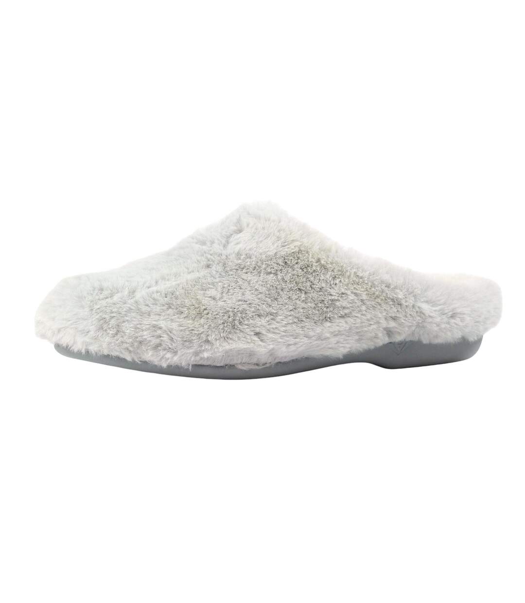 Chaussons Mules Blair Femme Gris Lunar-3