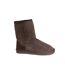 Eastern Counties Leather Womens/Ladies Jodie Sheepskin Short Plain Boots (Chocolate) - UTEL199