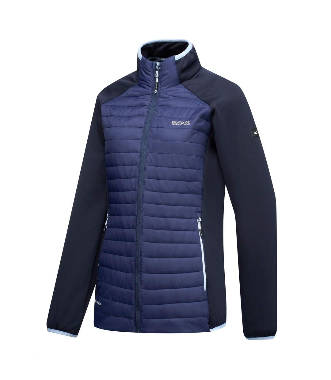 Veste Hybride Matelassée Et Compressible Clumber Femme Bleu Marine Bleu Ciel Regatta-4